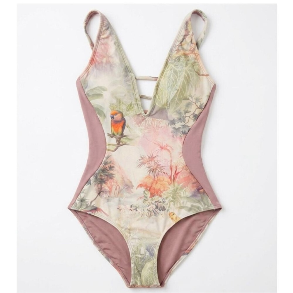 TA3 Plungey Triangle Contour Cheeky One Piece Swimsuit - XS - MONKEY ROSE